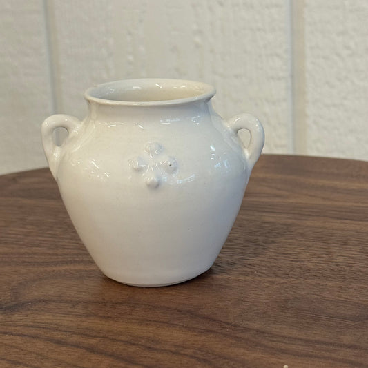 Gray Amphora vase with two handles Sheila Fox Pottery