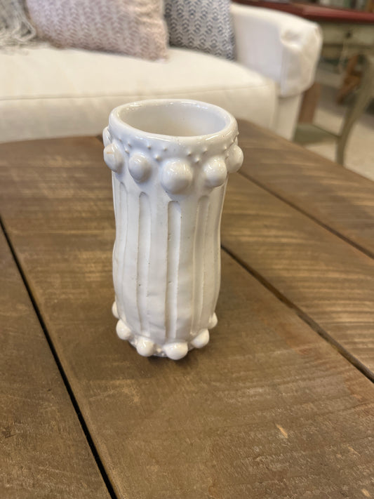 Striped and Dotted Vase - Small