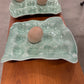 Dark Sea Green Handmade Egg Tray x 12 Celadon River Road Ceramics