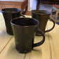 Tan Handmade Tall Mug - Black Daniel Bellow