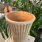 Dark Slate Gray Tall Aged Striato Planter Medium Campo De Fiori