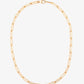 Adelaide Harris 16” Large Drawn Link Chain with 14k gold 1 1/4” heart disc