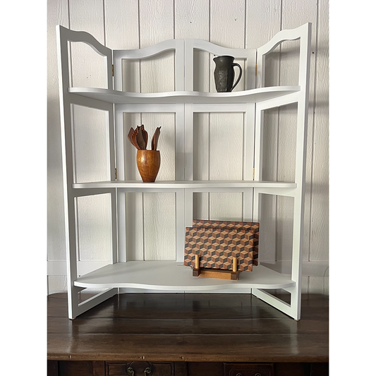 "Paravent" Foldable Shelf in Mist Grey