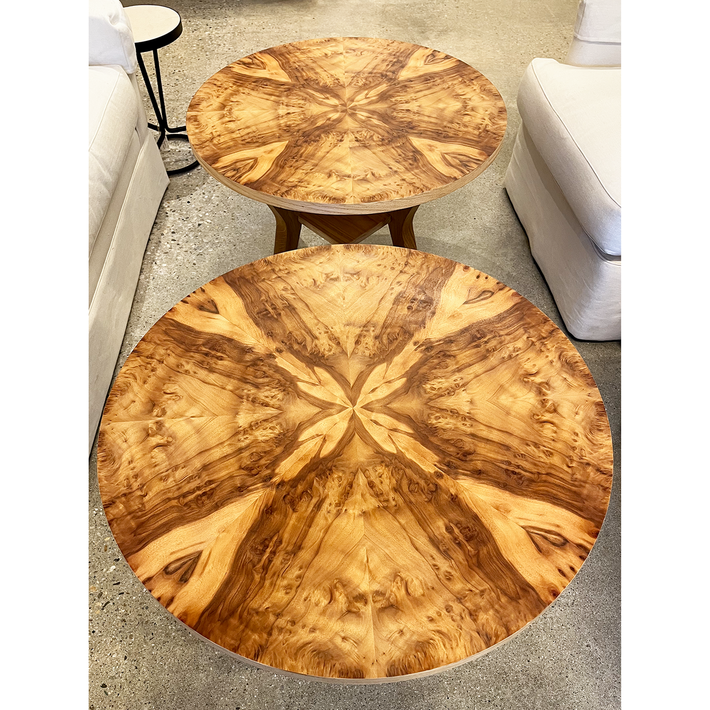 Willow Burl & Oak Coffee Table