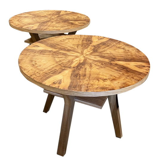 Willow Burl & Oak Coffee Table