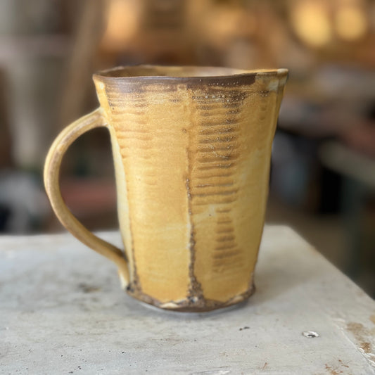 Handmade Tall Mug - Butter