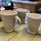 Dim Gray Handmade Tall Mug - White Daniel Bellow