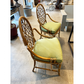 1950s McGuire Chinese Chippendale Bamboo Chairs - Set of 4