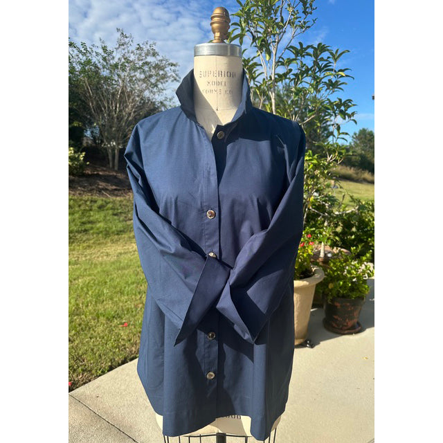 Tan Orchard Shirt Cotton Blueberry Haldora