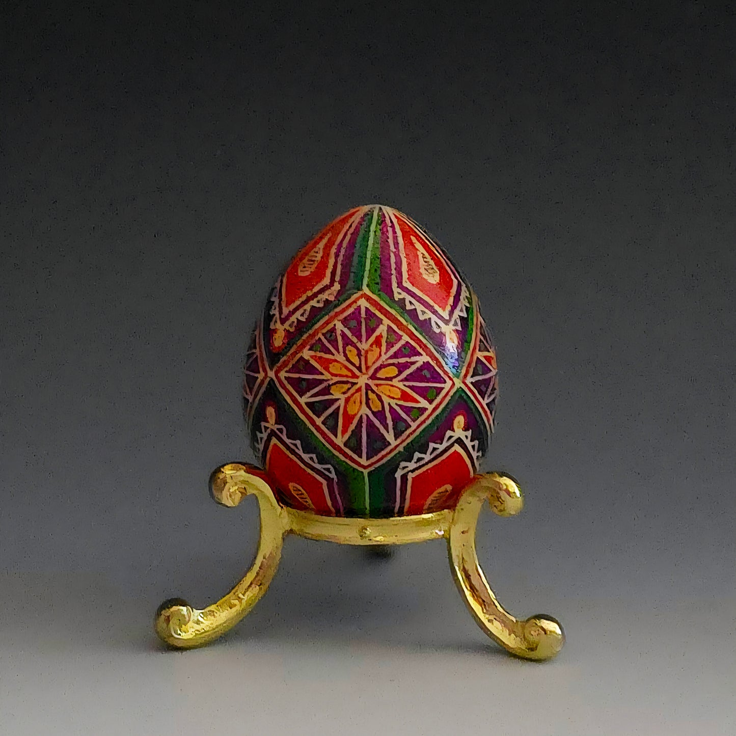 "Bonabella" Hand painted Guinea Hen Egg