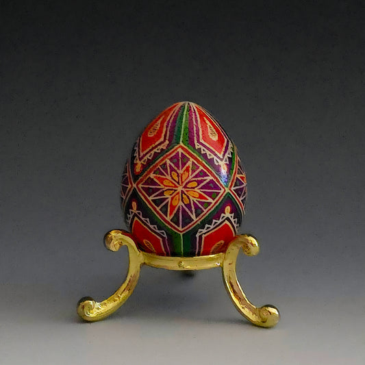 "Bonabella" Hand painted Guinea Hen Egg