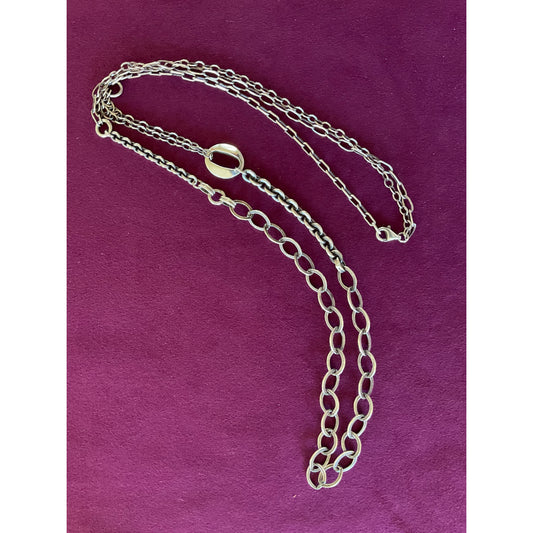 Cable Rope Necklace in Sterling Silver