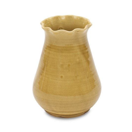 Narrow Mouth Carafe Vase in Gold