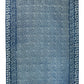 Natural Dye - Tilleul Indigo hand block printed rectangle by Antonia Textiles