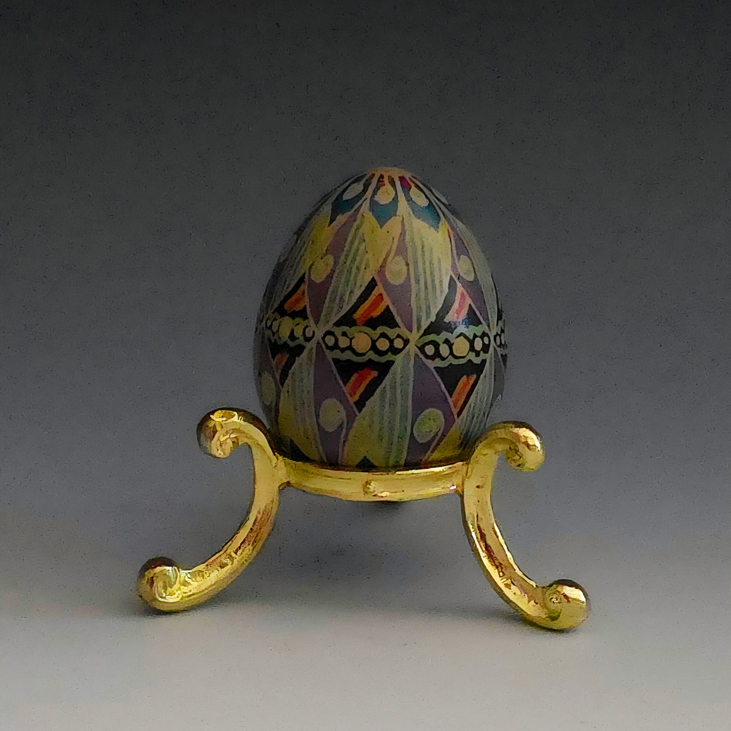 "Darya" Hand Painted Pheasant Egg