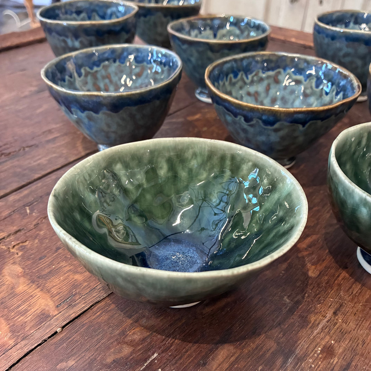 Small Handmade Pinched Ceramic Bowls