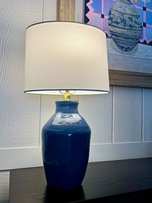 Blue Shino Lamp