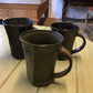 Tan Handmade Tall Mug - Black Daniel Bellow