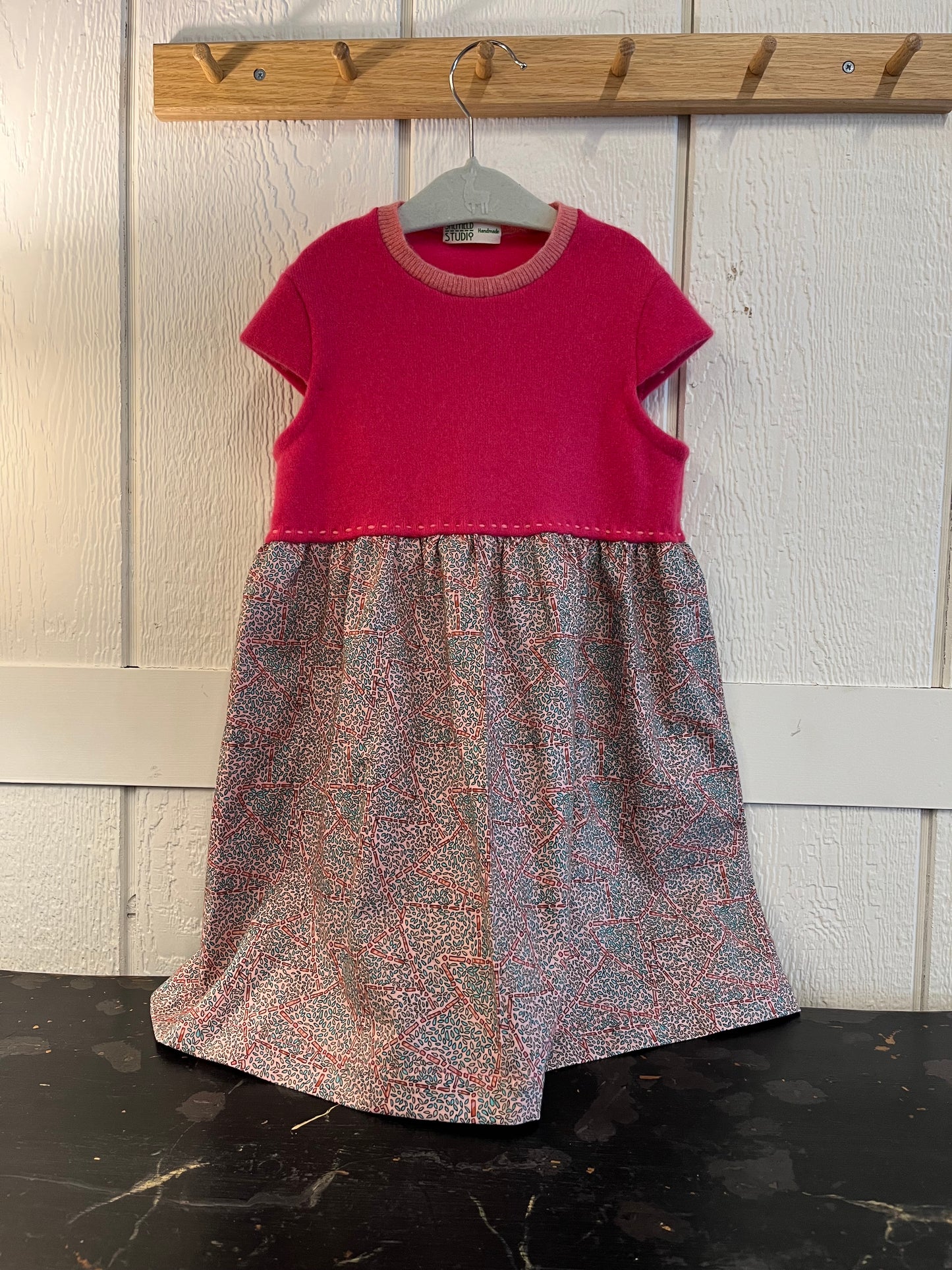 Repurposed Cashmere & Cotton Jumper 3-4T