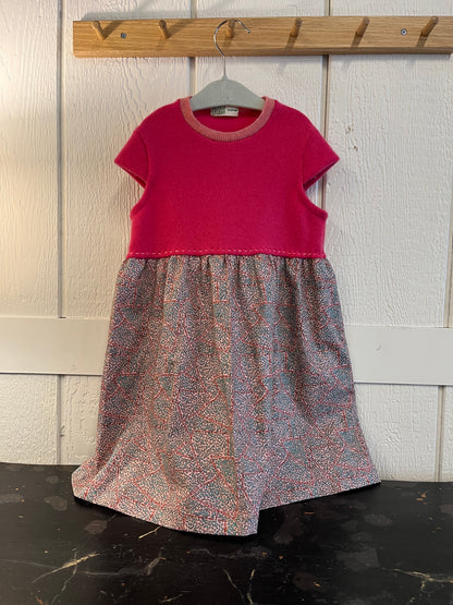 Repurposed Cashmere & Cotton Jumper 3-4T