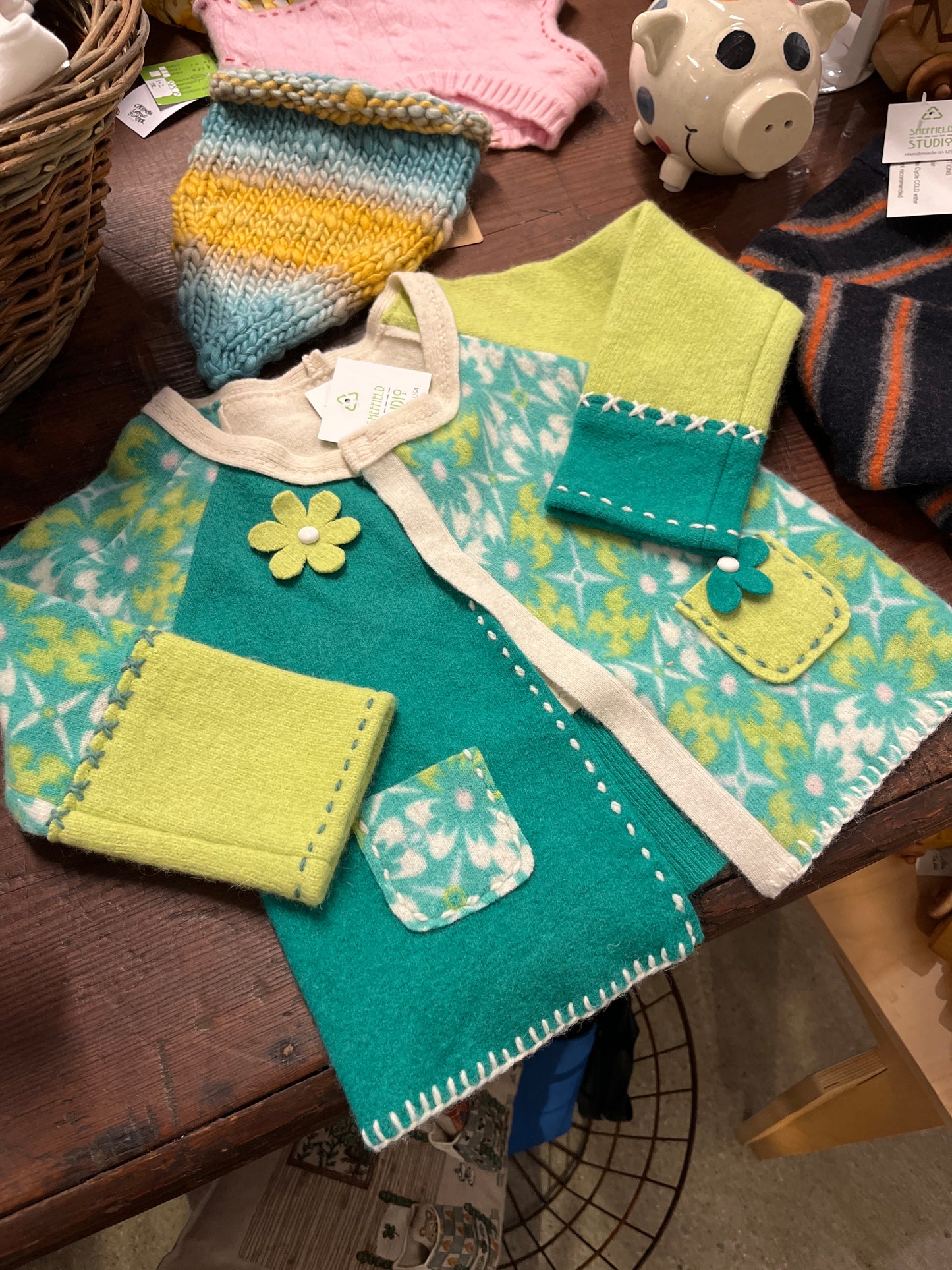 Repurposed Wool & Cashmere Children's Cardigan