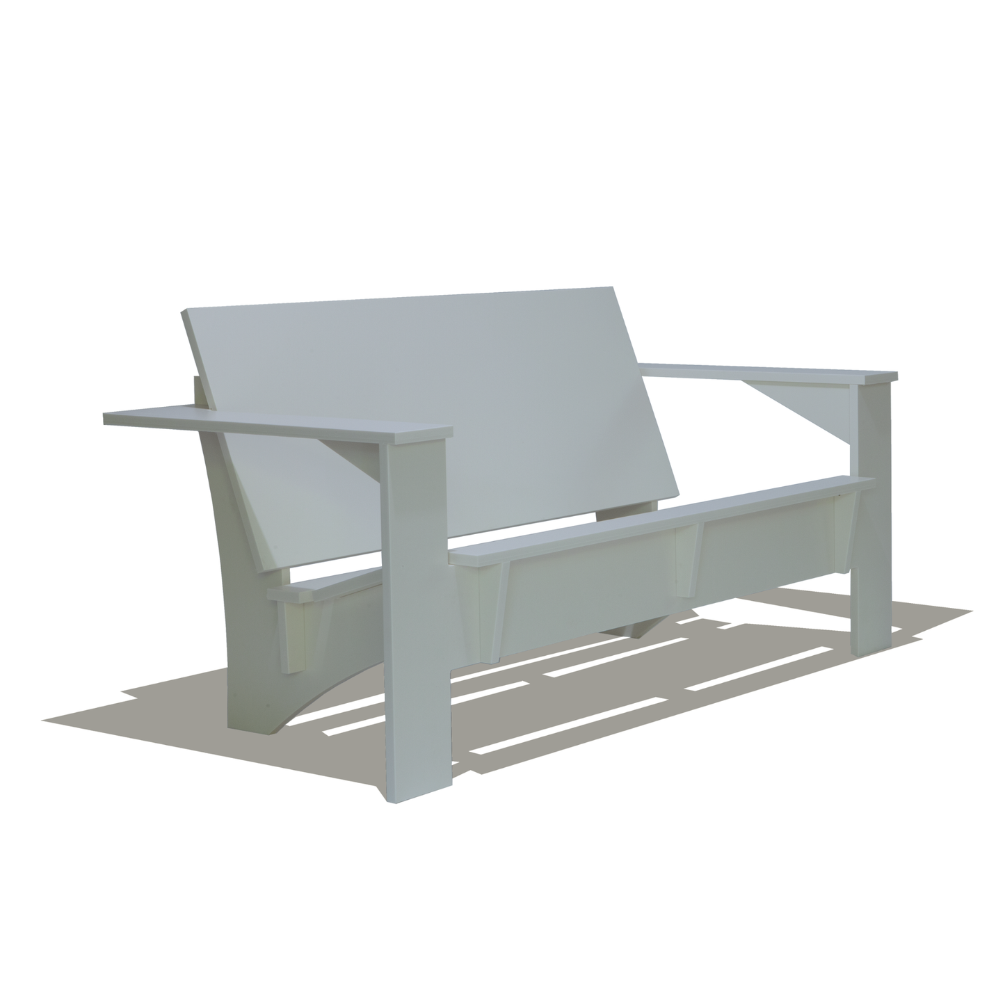 Outdoor Loveseat with Side Table