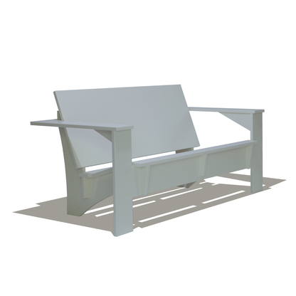 Outdoor Loveseat with Side Table