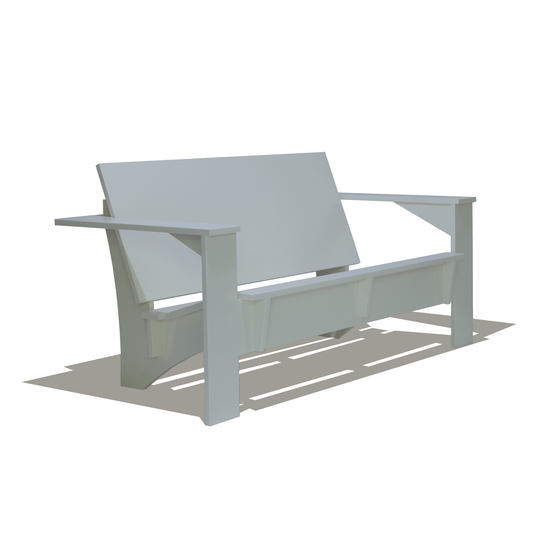 Outdoor Loveseat with Side Table