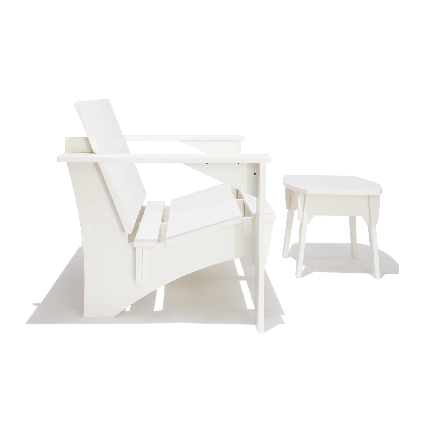 Outdoor Loveseat with Side Table