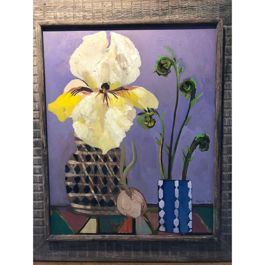 IRIS AND FIDDLEHEADS