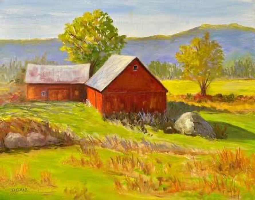 Sherman, CT Barn by Janet Iffland