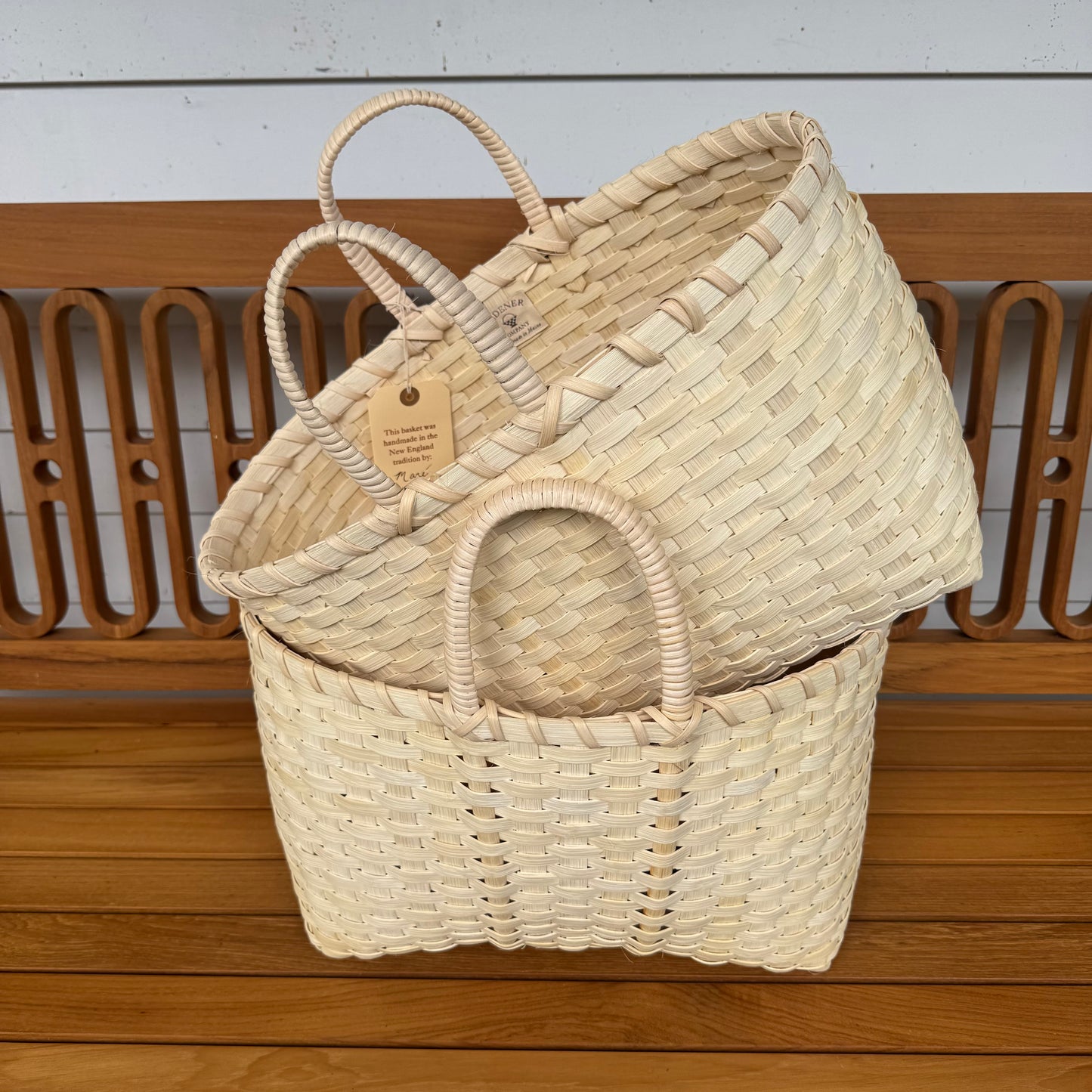 Tan The Tote Basket Widener Company