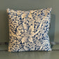 Dim Gray William Morris Rose and Thistle Pillow Rescued Textiles