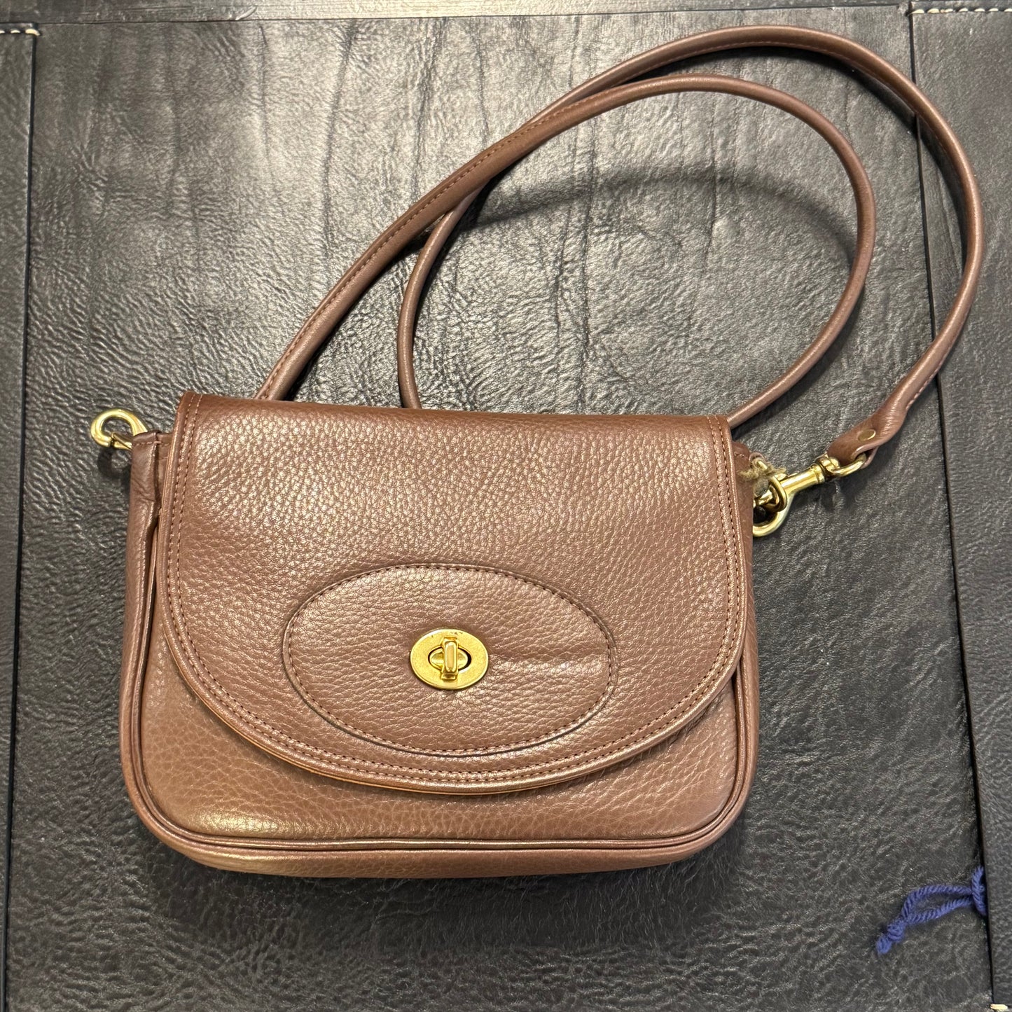 Medium Oval Leather Bag