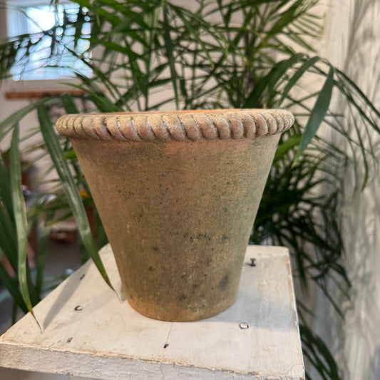 Dark Olive Green Mecate Planter 7" 100 Main