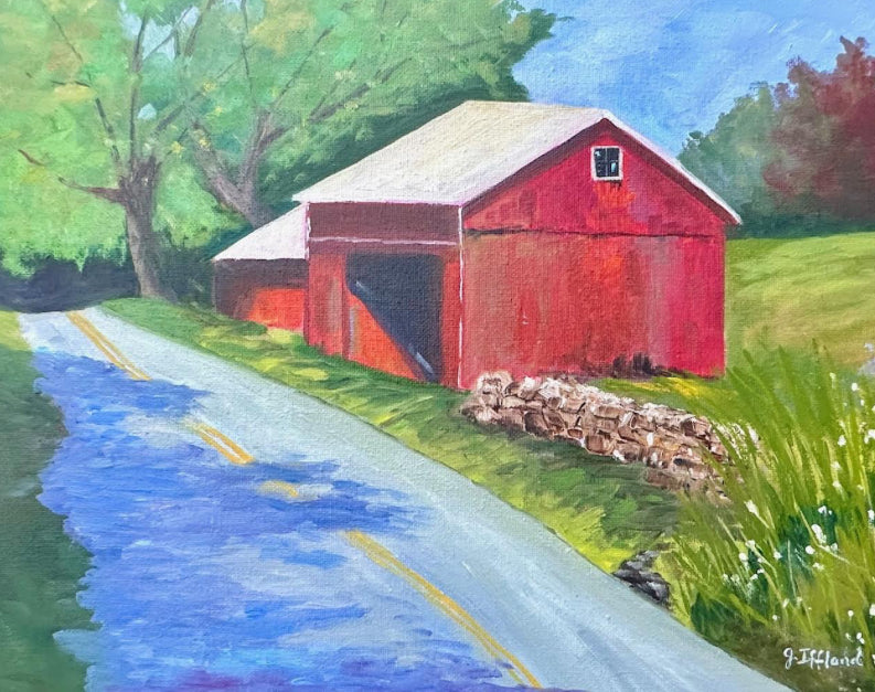 Canaan, CT Barn by Janet Iffland