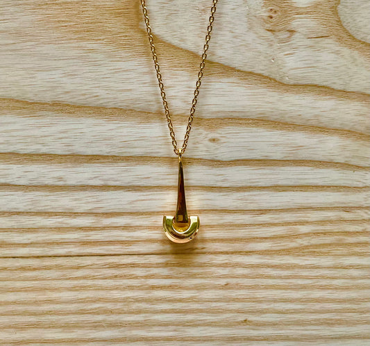Flex Demi Moon Necklace