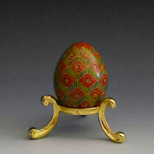 "Gisela" Handpainted Pheasant Egg