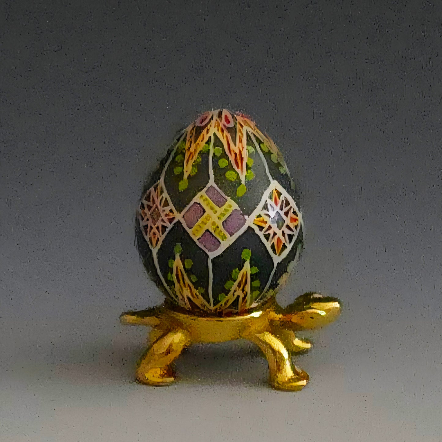 "Grace" Hand Painted Bobwhite Quail Egg