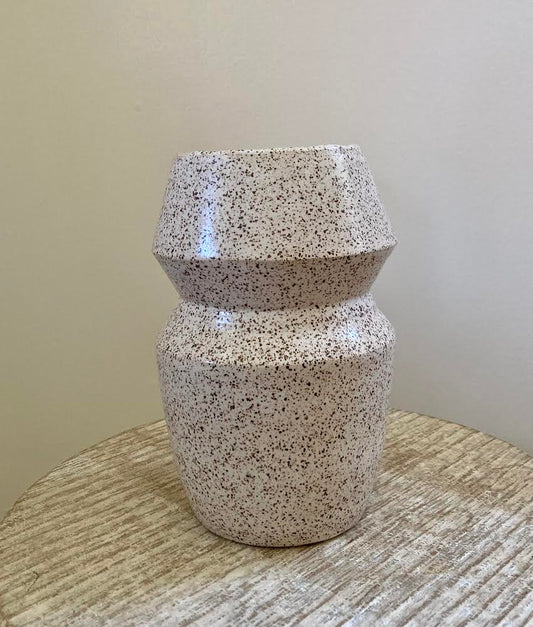 Claude Renaud - Angled Greige Vase