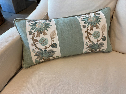 Amy Karyn “Embroidered Panel” Pillow