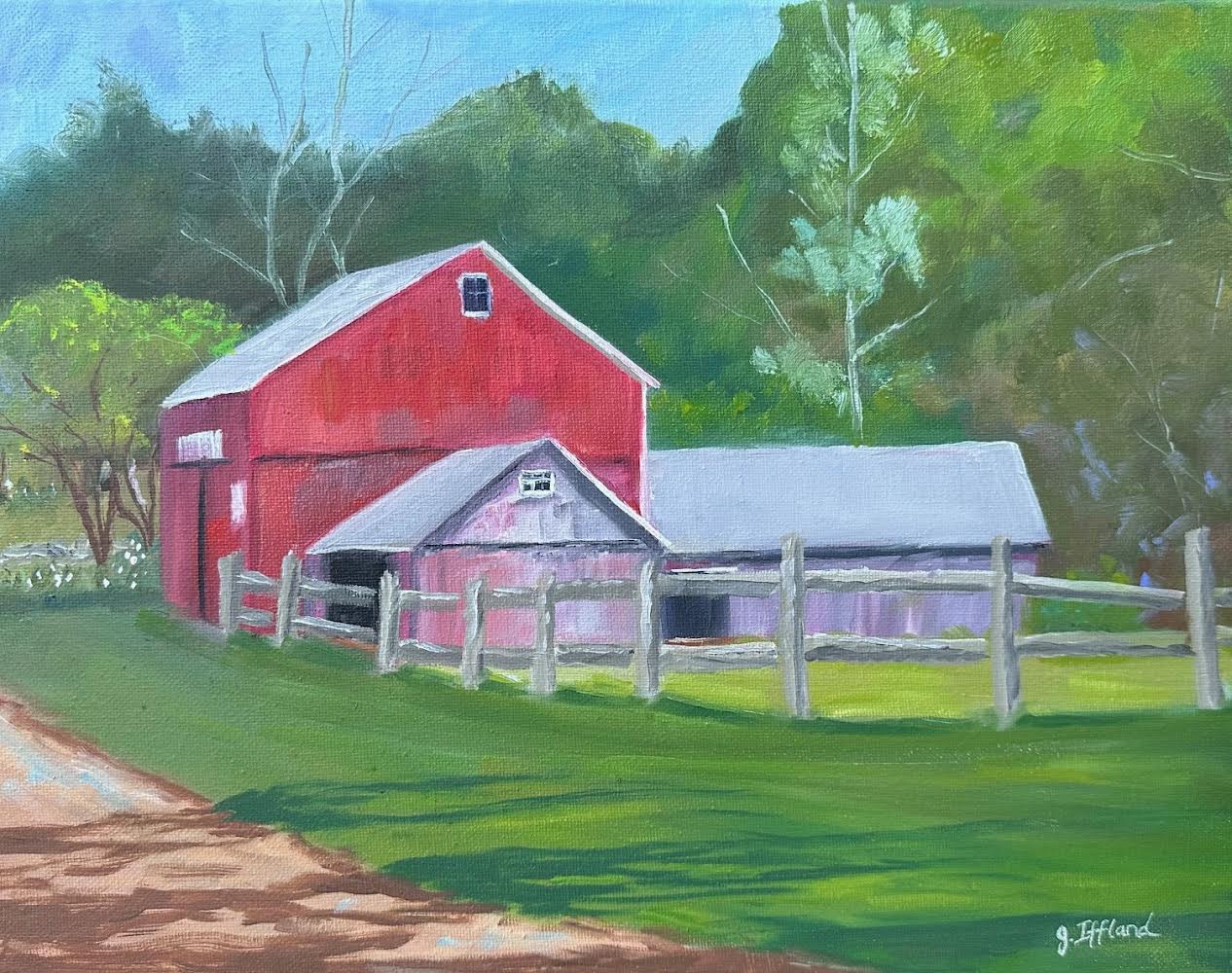 Old Barns by Janet Iffland