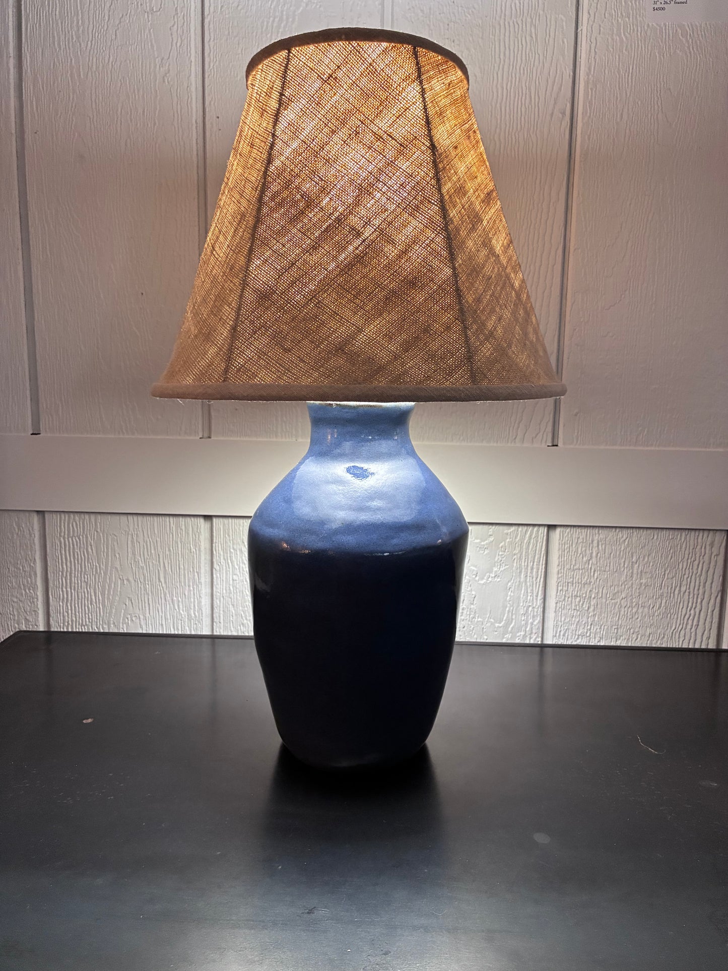 Blue Shino Lamp