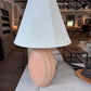 Dark Slate Gray Elia table lamp in red oak Studio89