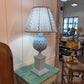 Pair of Pale Blue Artichoke Lamps