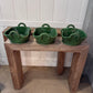 Italian Green Pottery Basket