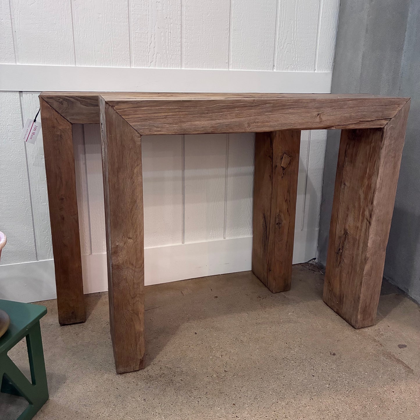 Dim Gray Unusual Oak Console Table Pete Hathaway