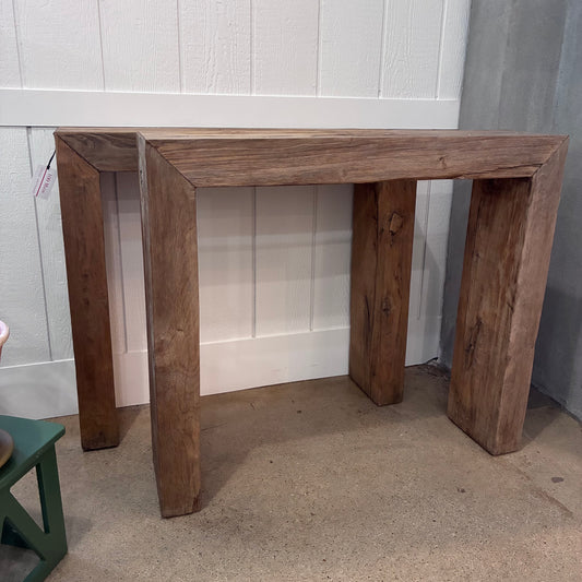Dim Gray Unusual Oak Console Table Pete Hathaway