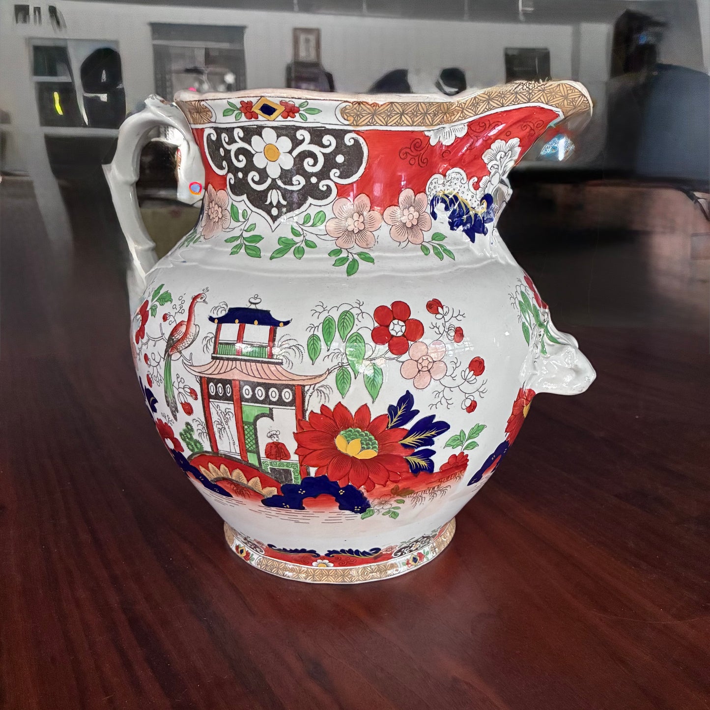 Large Ironstone Pitcher