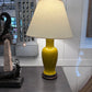 Dark Gray Pair of Chinese Style Acid-Yellow Ceramic Lamps Pete Hathaway